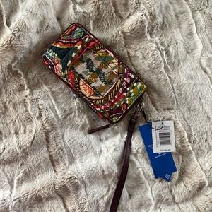 Vera bradley wristlet phone wallet